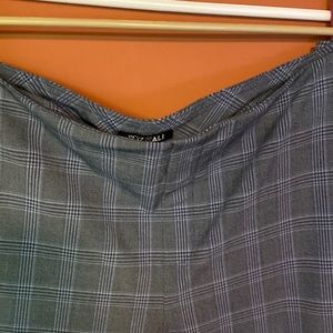 Plaid Dress Pants